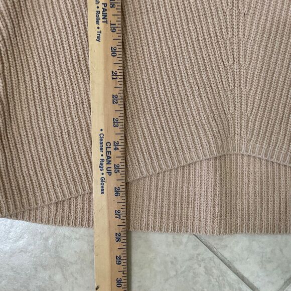 Urban Outfitters Cotton blend Top Women's M Beige V-neck Oversized Boho Beachy - Picture 8 of 11